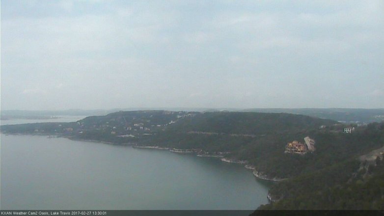 Lake Travis webcam, February 27, 2017 12:35 PM CT