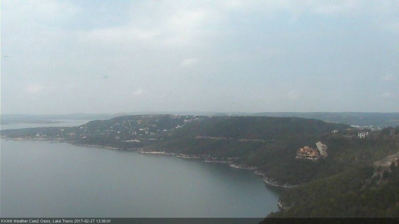 Lake Travis webcam, February 27, 2017 12:55 PM CT