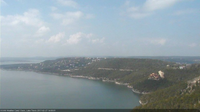 Lake Travis webcam, February 27, 2017 1:30 PM CT