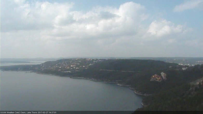 Lake Travis webcam, February 27, 2017 1:50 PM CT