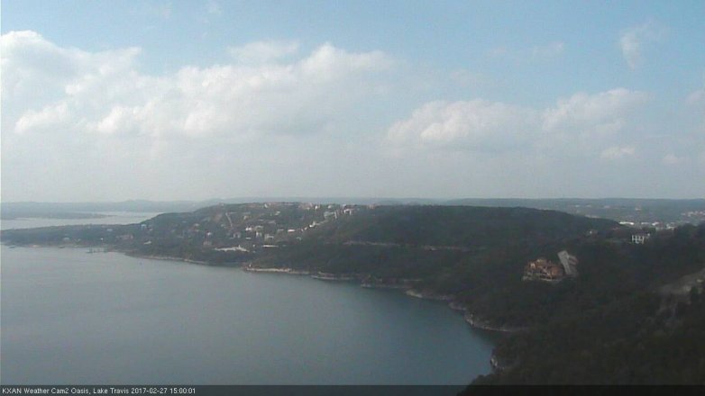 Lake Travis webcam, February 27, 2017 2:05 PM CT