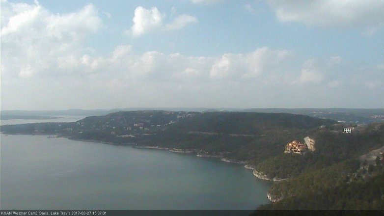 Lake Travis webcam, February 27, 2017 2:30 PM CT