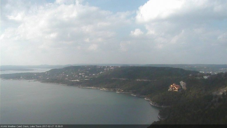 Lake Travis webcam, February 27, 2017 2:50 PM CT