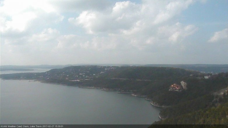 Lake Travis webcam, February 27, 2017 2:55 PM CT