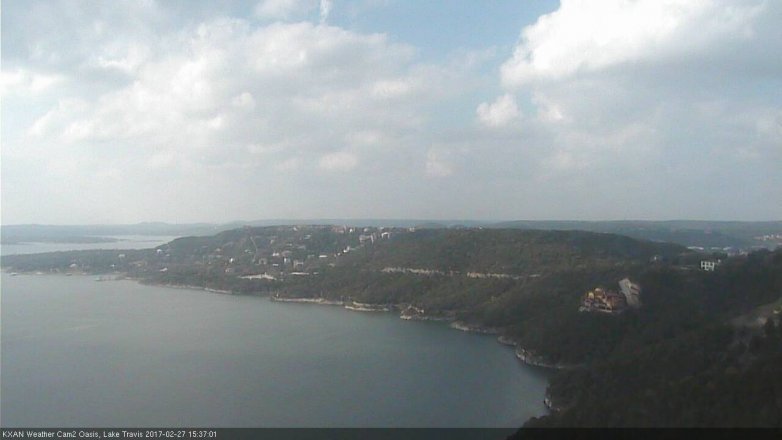 Lake Travis webcam, February 27, 2017 3:05 PM CT