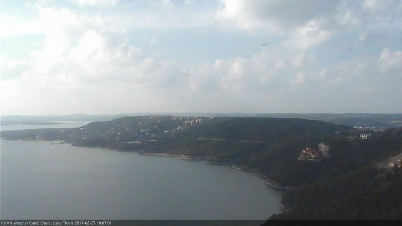 Lake Travis webcam, February 27, 2017 3:10 PM CT