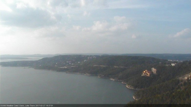 Lake Travis webcam, February 27, 2017 4:05 PM CT