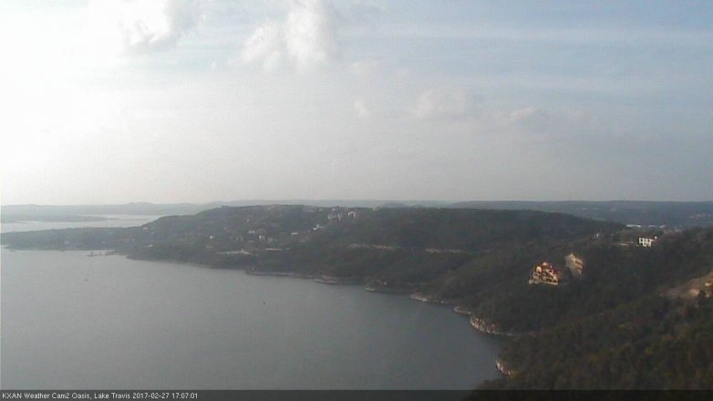 Lake Travis webcam, February 27, 2017 4:25 PM CT