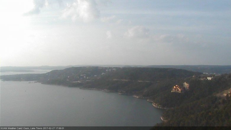 Lake Travis webcam, February 27, 2017 4:35 PM CT