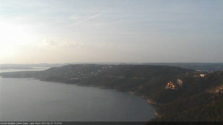 Lake Travis webcam, February 27, 2017 5:00 PM CT