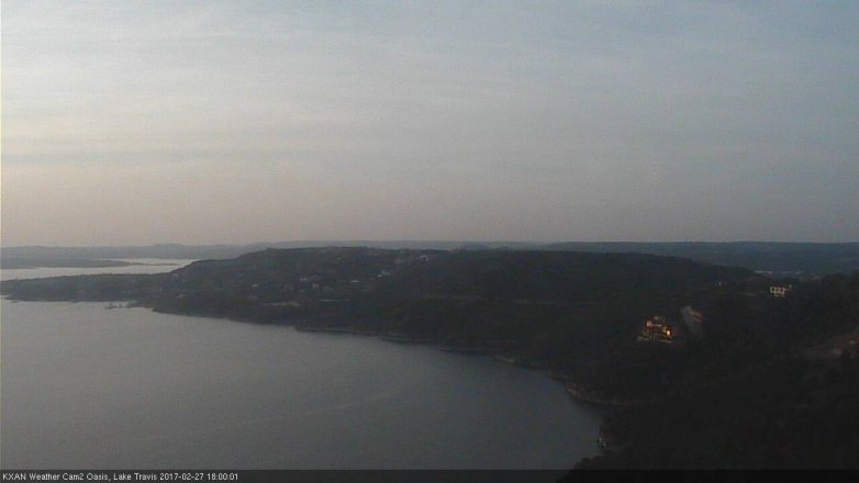 Lake Travis webcam, February 27, 2017 5:05 PM CT