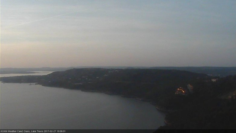 Lake Travis webcam, February 27, 2017 5:25 PM CT