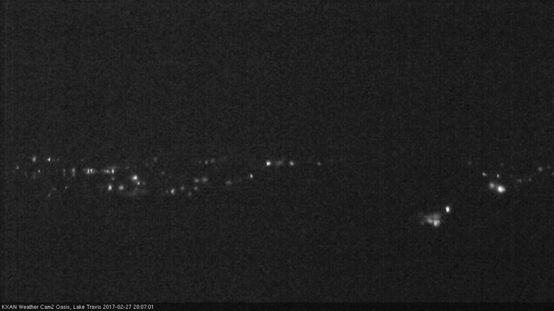 Lake Travis webcam, February 27, 2017 7:15 PM CT