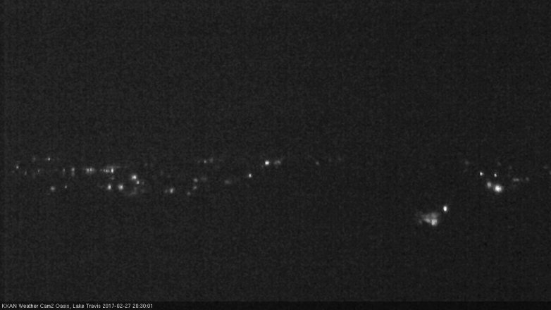 Lake Travis webcam, February 27, 2017 7:35 PM CT