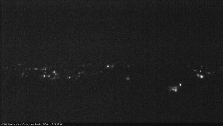Lake Travis webcam, February 27, 2017 8:15 PM CT