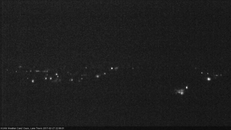 Lake Travis webcam, February 27, 2017 9:15 PM CT
