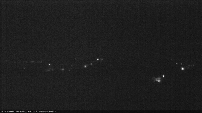 Lake Travis webcam, February 27, 2017 11:15 PM CT