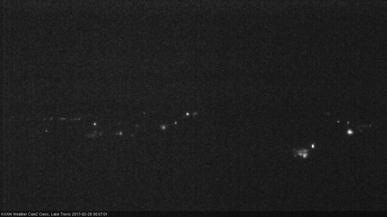 Lake Travis webcam, February 27, 2017 11:20 PM CT