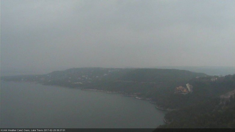 Lake Travis webcam, February 28, 2017 9:05 AM CT
