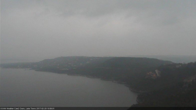Lake Travis webcam, February 28, 2017 9:10 AM CT