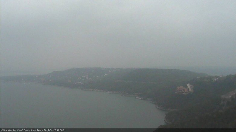 Lake Travis webcam, February 28, 2017 9:25 AM CT