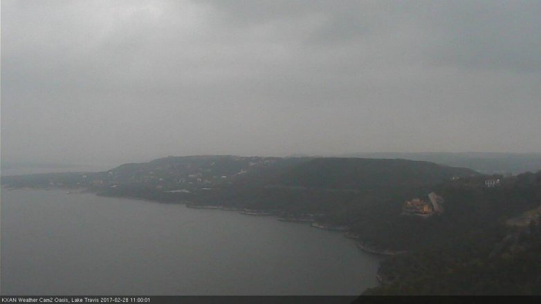 Lake Travis webcam, February 28, 2017 10:05 AM CT