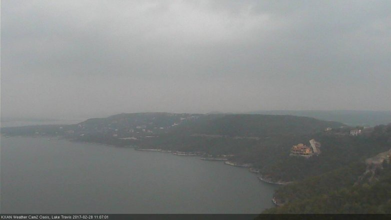 Lake Travis webcam, February 28, 2017 10:30 AM CT