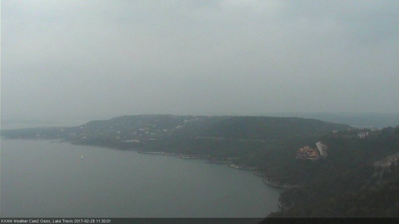 Lake Travis webcam, February 28, 2017 10:55 AM CT