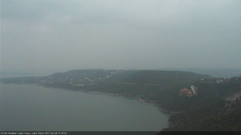 Lake Travis webcam, February 28, 2017 11:05 AM CT