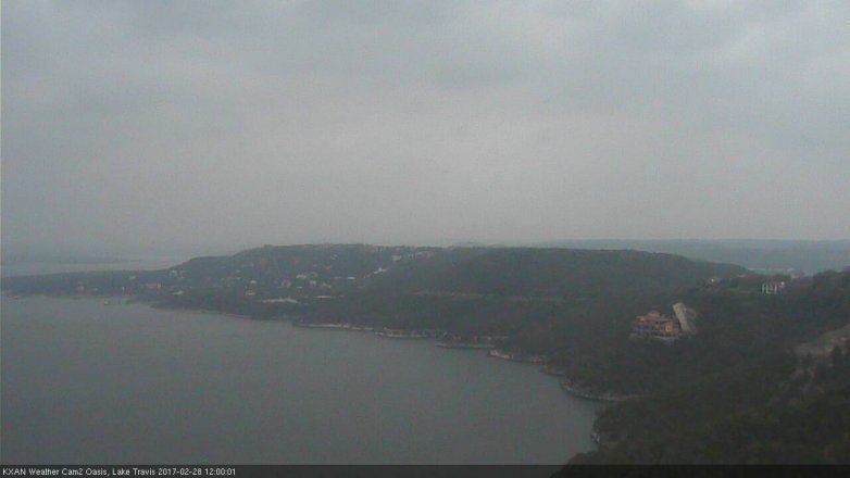 Lake Travis webcam, February 28, 2017 11:20 AM CT