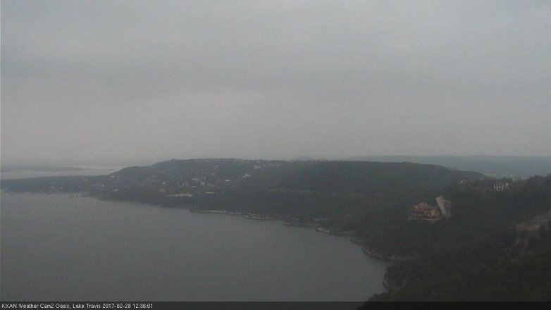 Lake Travis webcam, February 28, 2017 12:05 PM CT