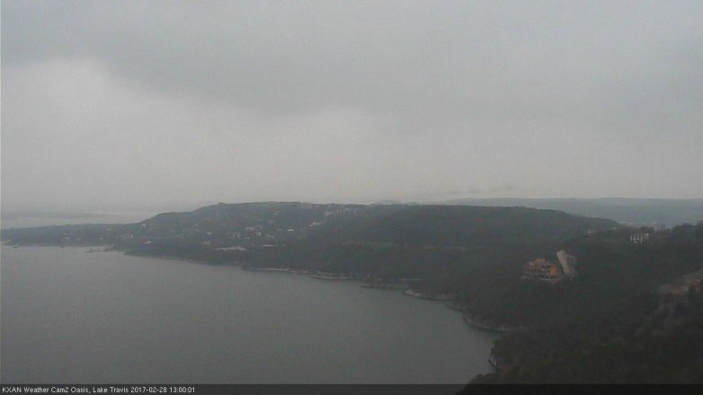 Lake Travis webcam, February 28, 2017 12:15 PM CT