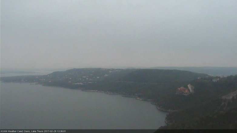 Lake Travis webcam, February 28, 2017 12:40 PM CT