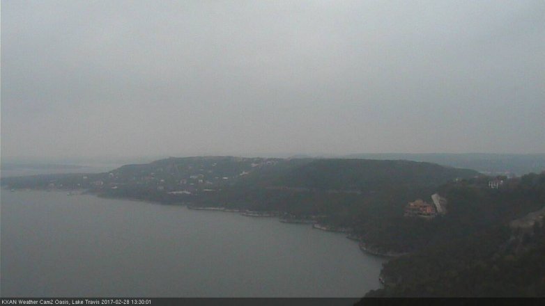 Lake Travis webcam, February 28, 2017 12:45 PM CT