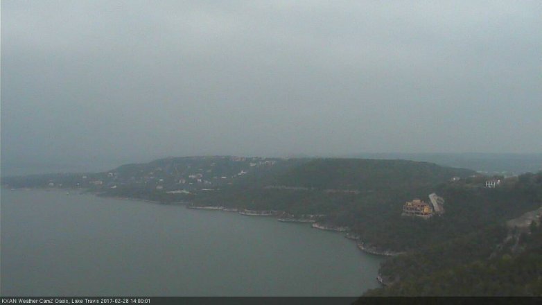 Lake Travis webcam, February 28, 2017 1:10 PM CT