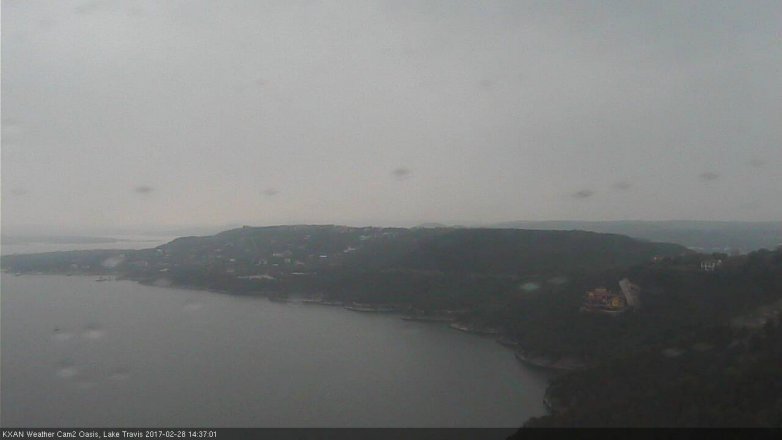 Lake Travis webcam, February 28, 2017 1:50 PM CT