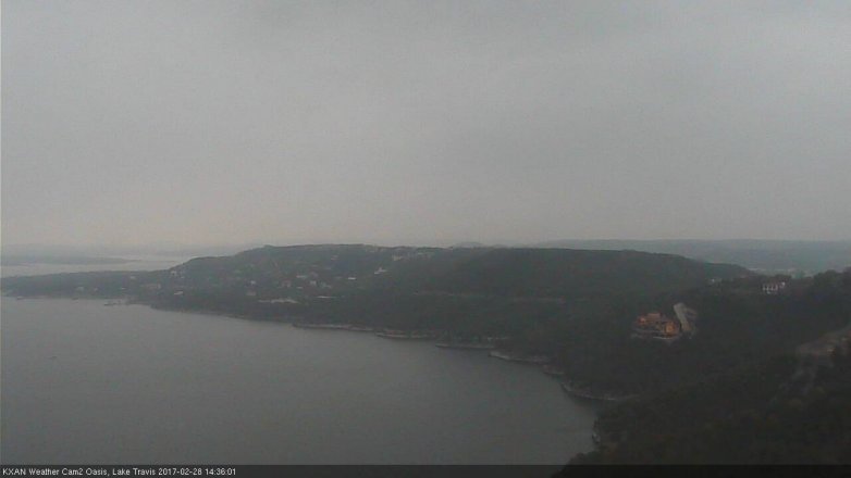 Lake Travis webcam, February 28, 2017 2:00 PM CT