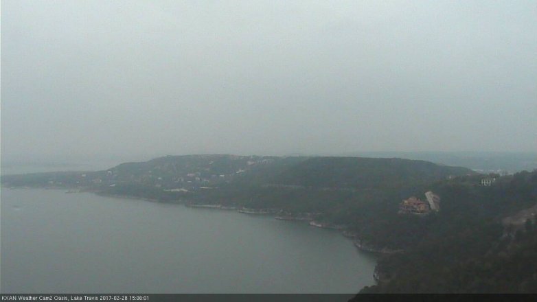 Lake Travis webcam, February 28, 2017 2:20 PM CT