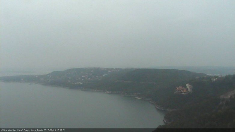 Lake Travis webcam, February 28, 2017 2:25 PM CT