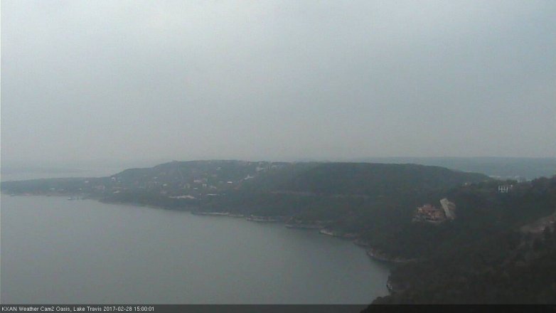 Lake Travis webcam, February 28, 2017 2:30 PM CT