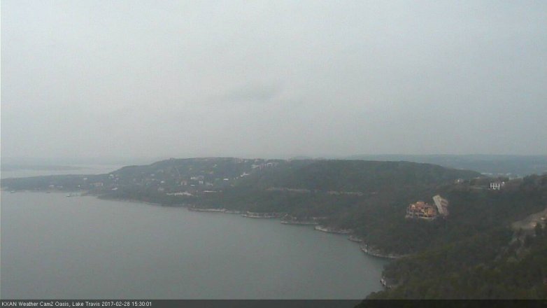 Lake Travis webcam, February 28, 2017 2:45 PM CT