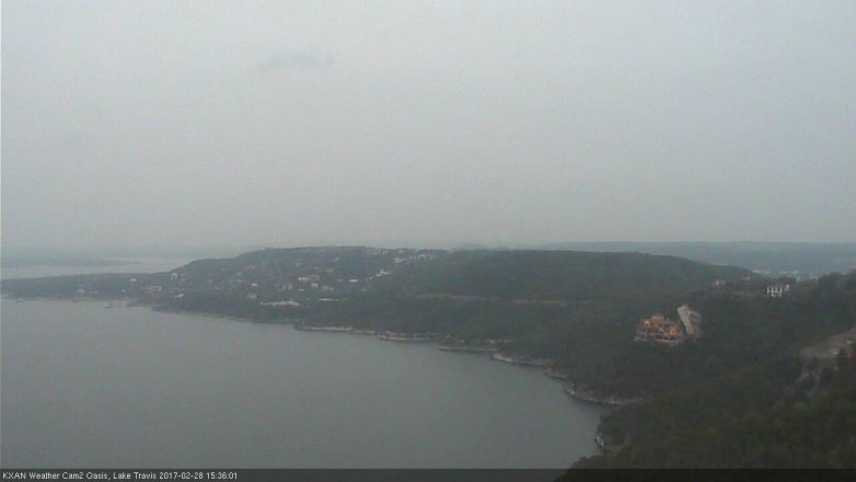 Lake Travis webcam, February 28, 2017 3:00 PM CT