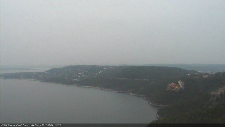 Lake Travis webcam, February 28, 2017 3:05 PM CT