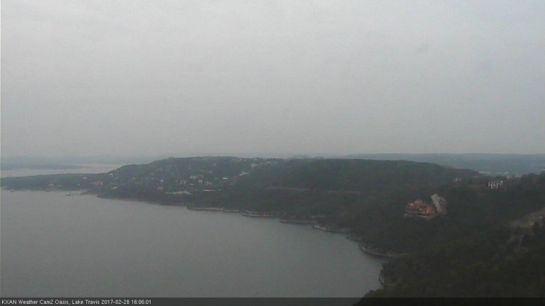 Lake Travis webcam, February 28, 2017 3:10 PM CT