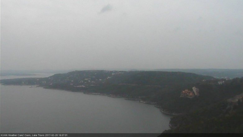 Lake Travis webcam, February 28, 2017 3:15 PM CT