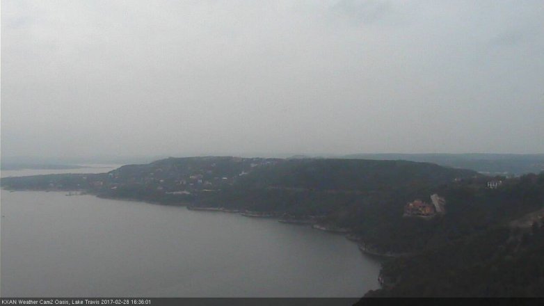 Lake Travis webcam, February 28, 2017 3:40 PM CT