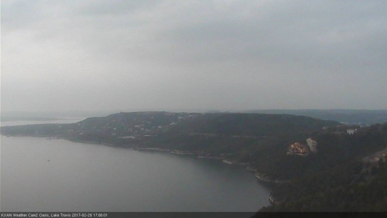Lake Travis webcam, February 28, 2017 4:15 PM CT