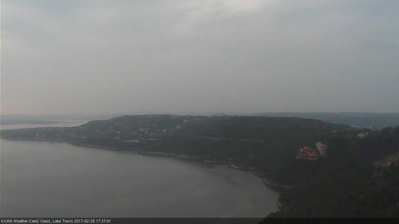 Lake Travis webcam, February 28, 2017 5:05 PM CT