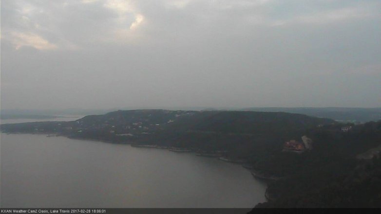 Lake Travis webcam, February 28, 2017 5:20 PM CT