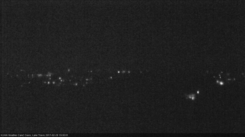 Lake Travis webcam, February 28, 2017 6:45 PM CT